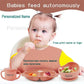 Silicone Baby Feeding Plate Set with Suction Bowl