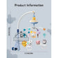 Musical Baby Crib Mobile Lights Music Projection Remote Control Toy