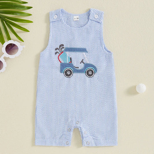 Organic Cable Knit Baby Sweater Romper Sleeveless Striped Embroidery Jumpsuit
