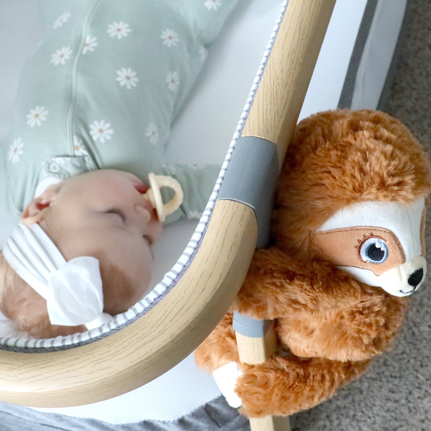 Baby Shusher Sloth Plush Sound Machine Soothing Toy for Babies