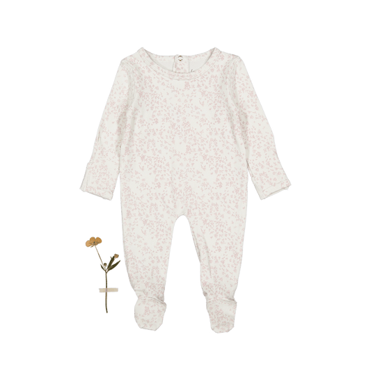 The Printed Romper - Flutter Pink