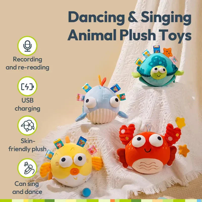 Musical Bouncing Ball Set - Interactive Sensory Toy for Babies & Toddlers