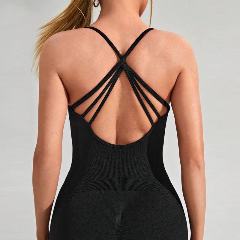 Maternity Jumpsuit Tight Fitness Yoga Clothes High Waist Hip Lift