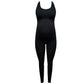 Maternity Jumpsuit Tight Fitness Yoga Clothes High Waist Hip Lift