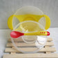 Children’s Tableware Baby Learning Dishes Suction Bowl Temperature Sensing Spoon