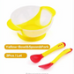 Children’s Tableware Baby Learning Dishes Suction Bowl Temperature Sensing Spoon