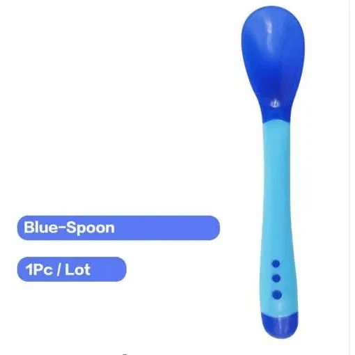 Children’s Tableware Baby Learning Dishes Suction Bowl Temperature Sensing Spoon
