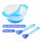 Children’s Tableware Baby Learning Dishes Suction Bowl Temperature Sensing Spoon