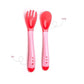 Children’s Tableware Baby Learning Dishes Suction Bowl Temperature Sensing Spoon