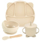 Silicone Baby Feeding Spoon Set - # BAGE21110006