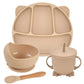 Silicone Baby Feeding Spoon Set - # BAGE21110006