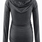 Maternity solid color hooded pocket long-sleeved T-shirt