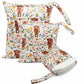 Little Jump Waterproof Cloth Diaper Wet Dry Bag Western Floral Cow Size S M L