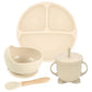 Silicone Baby Feeding Spoon Set - # BAGE21110006