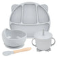 Silicone Baby Feeding Spoon Set - # BAGE21110006
